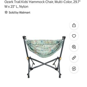 NEW Ozark trail kids hammock chair